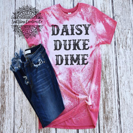 Daisy Duke Dime Bleached Shirt