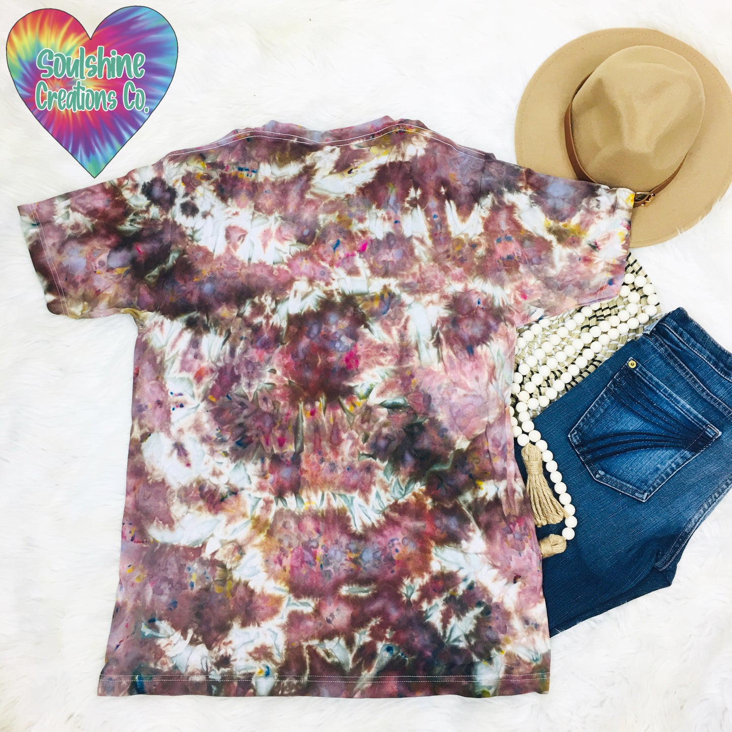 Agate Shatter Ice Tie Dye Shirt