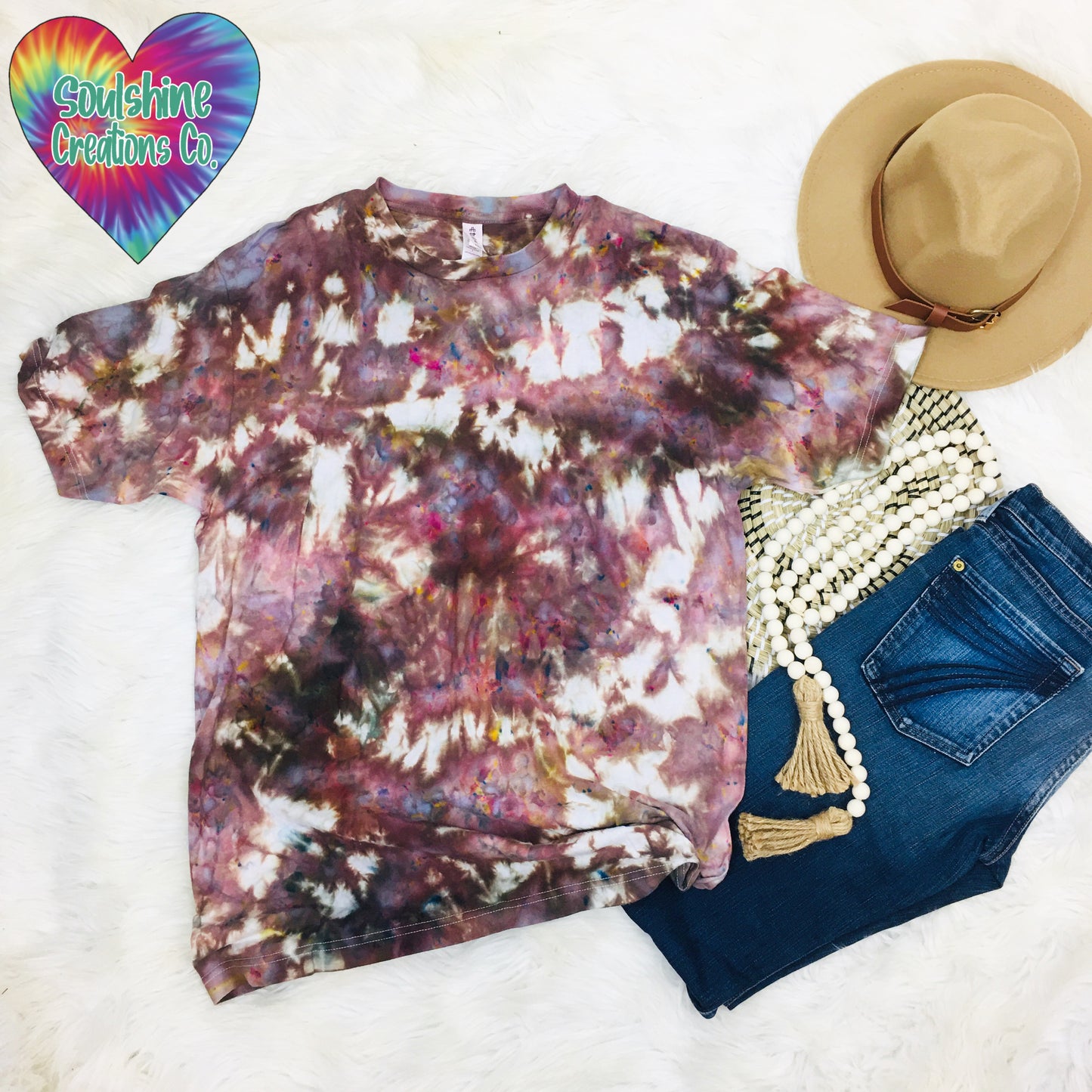 Agate Shatter Ice Tie Dye Shirt