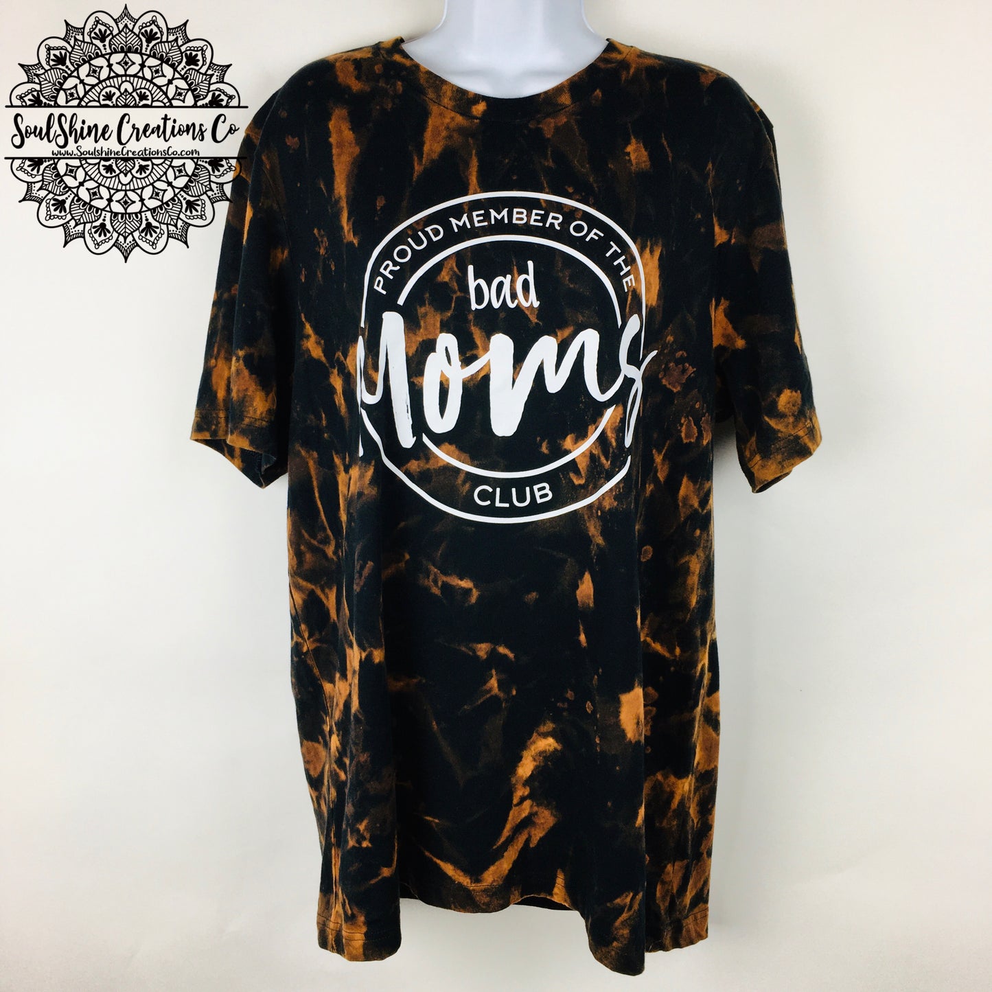 Bad Moms Club Grunge Bleached Shirt