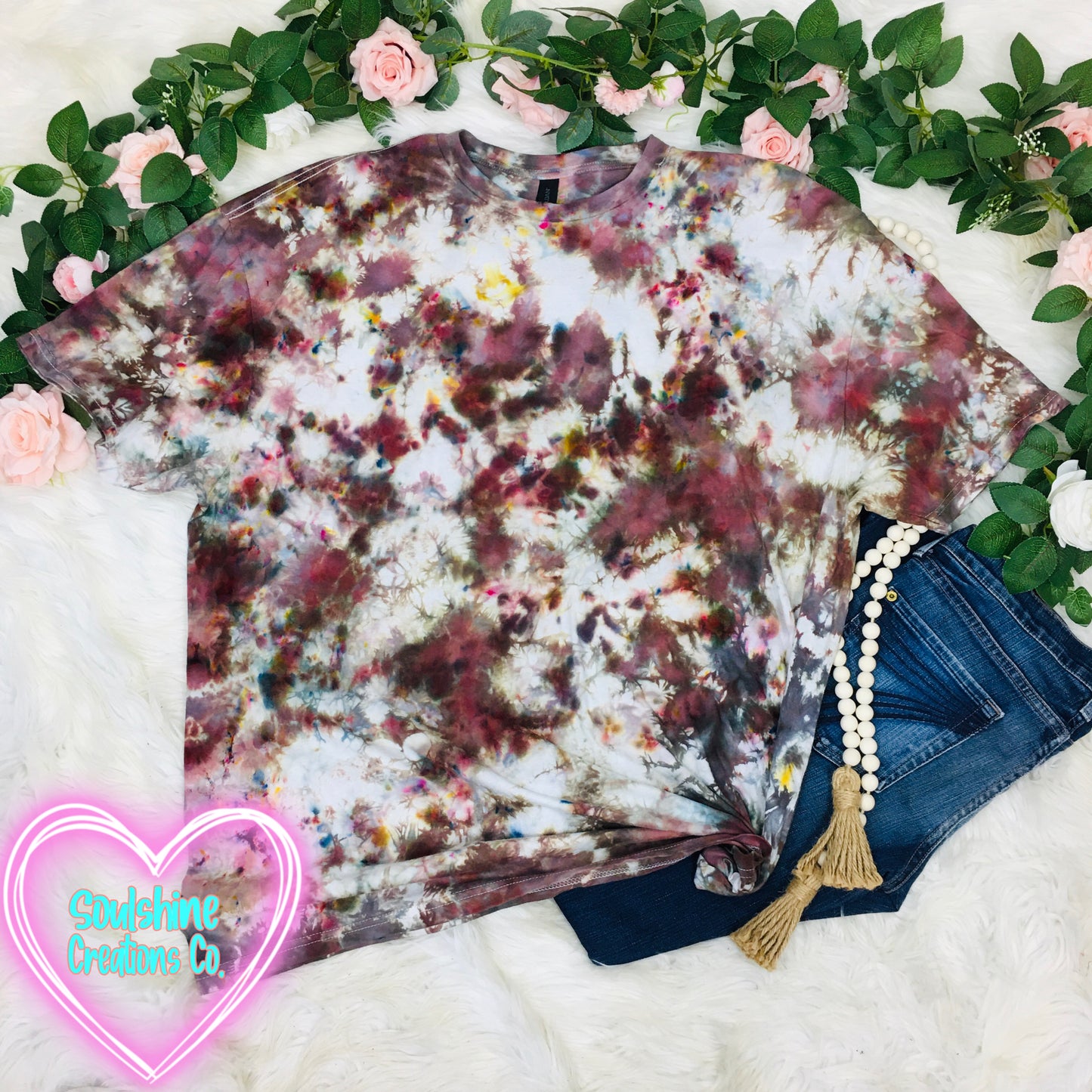 Agate Shatter Ice Tie Dye Shirt