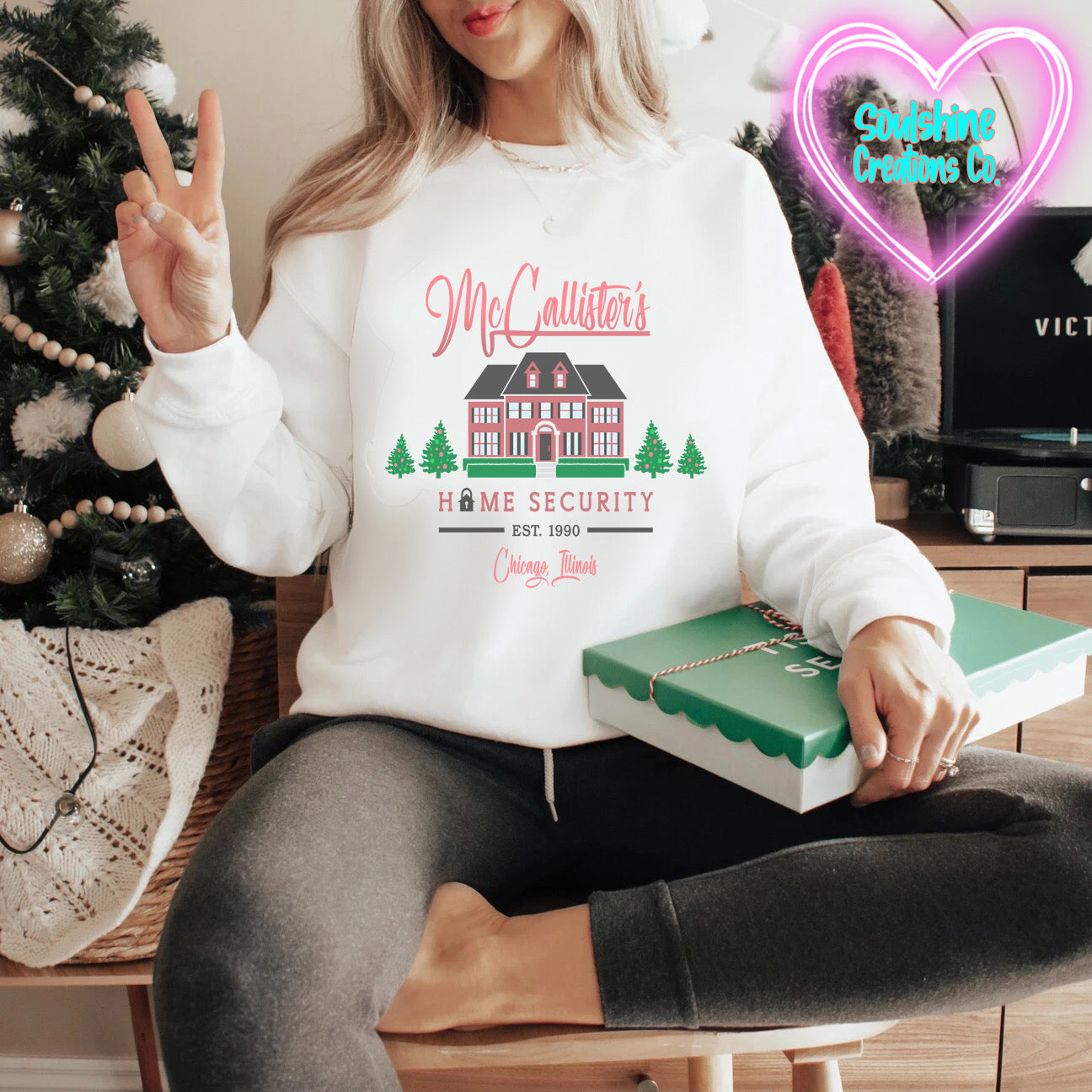McCallister’s Home Security Christmas Sweater