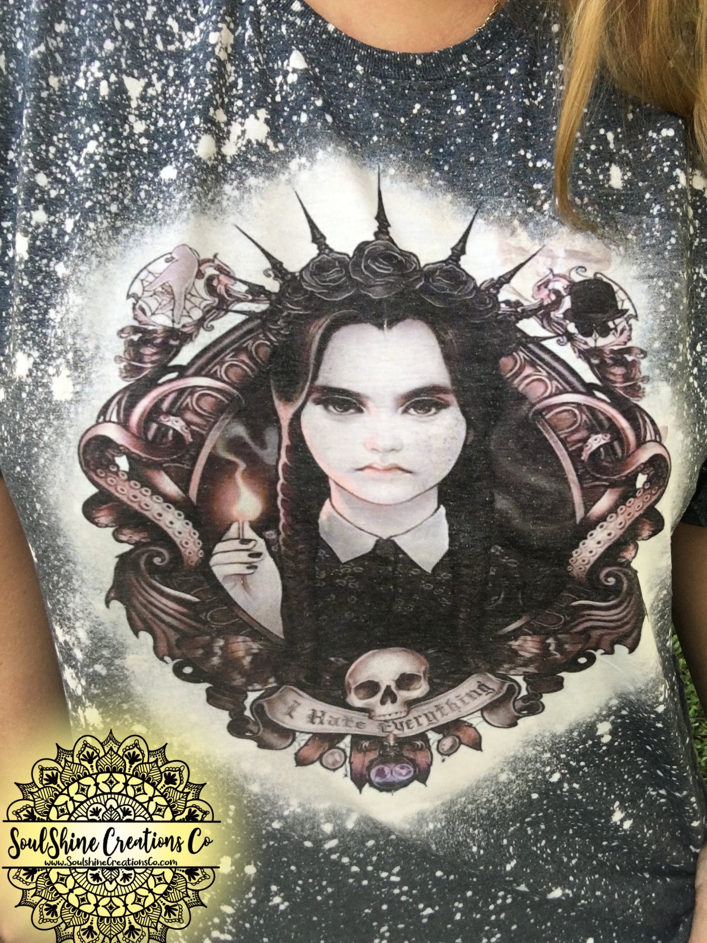 Wednesday Adams Bleached Shirt