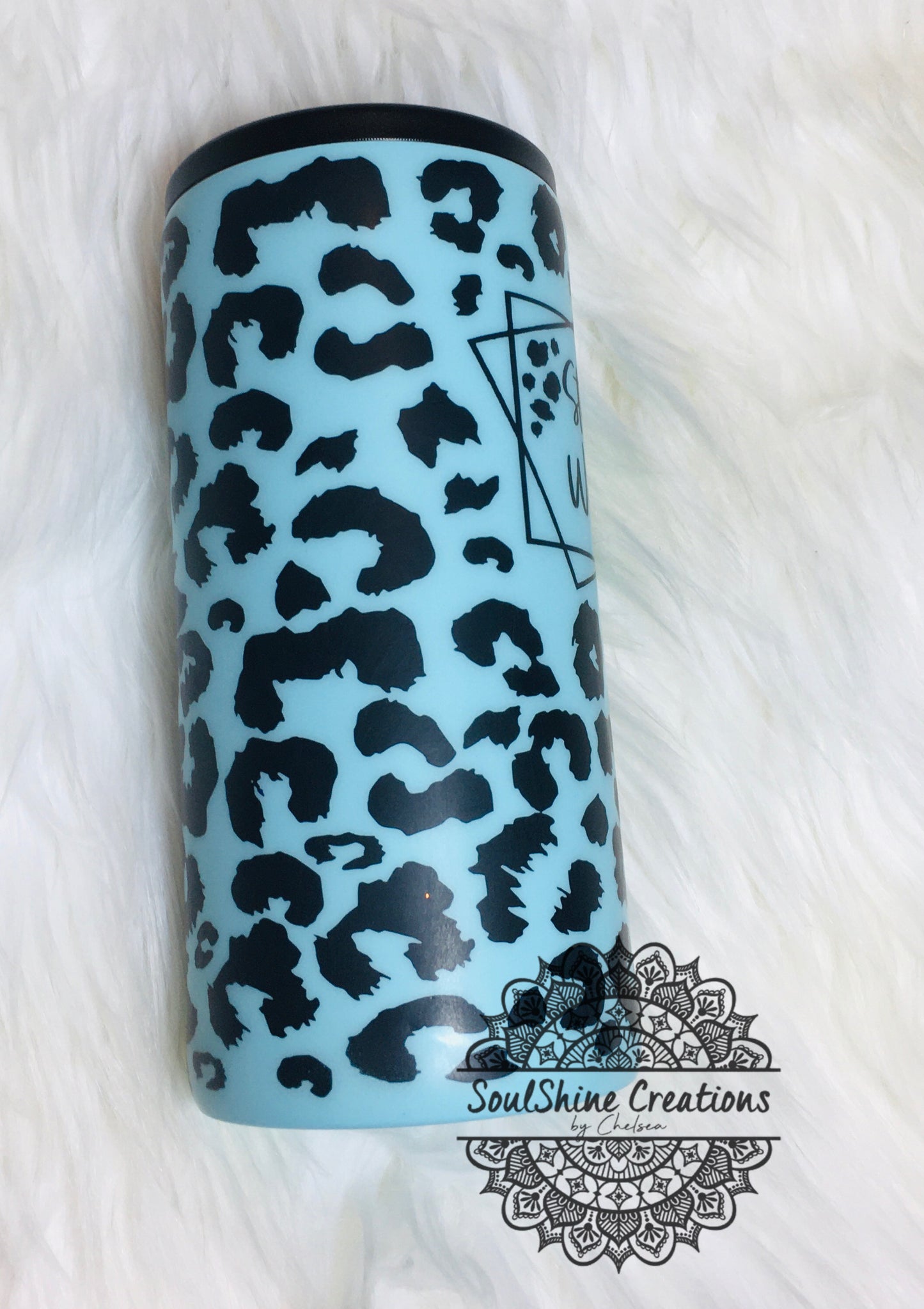 Stay Wild Leopard Print Matte Tumbler