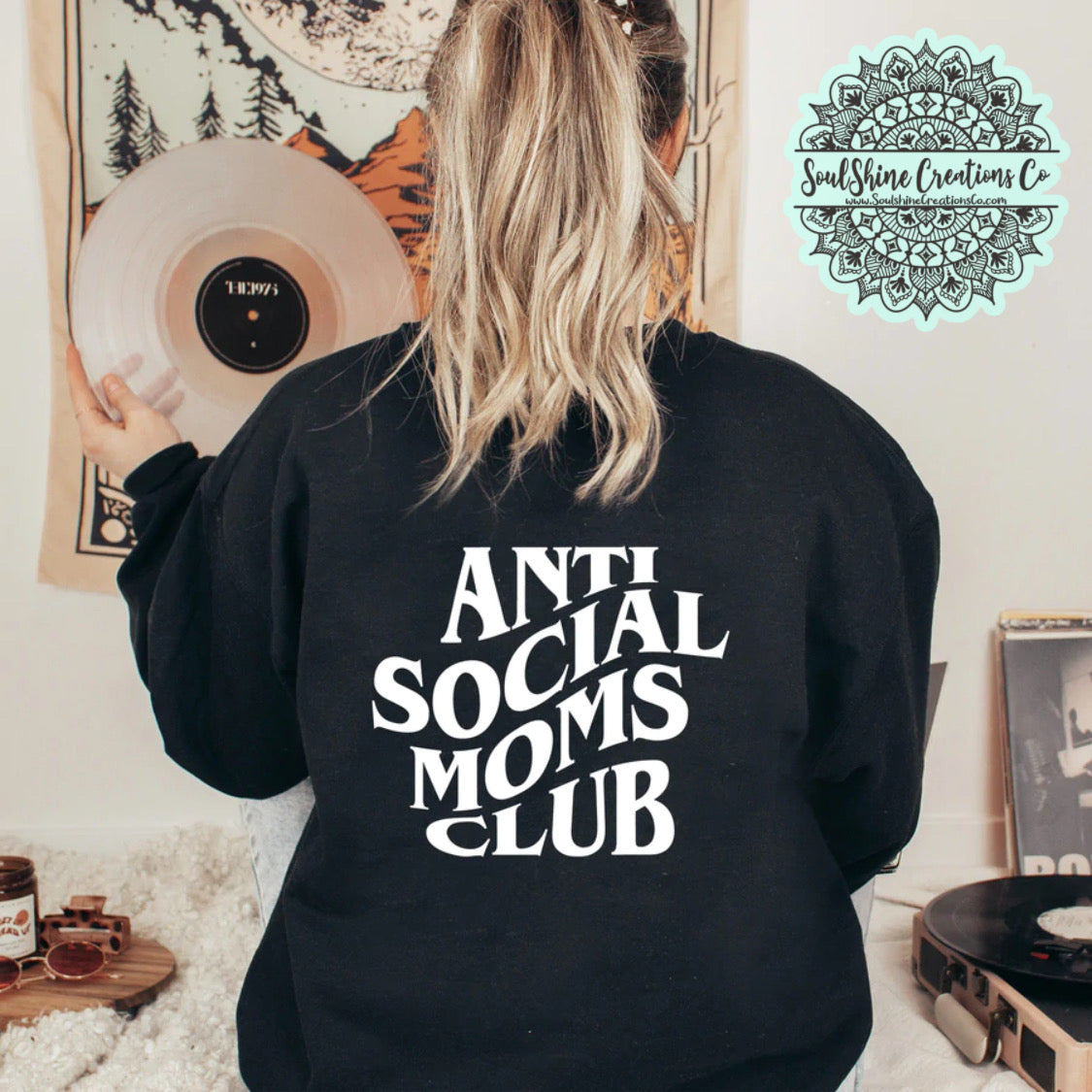 Anti Social Moms Club Sweater