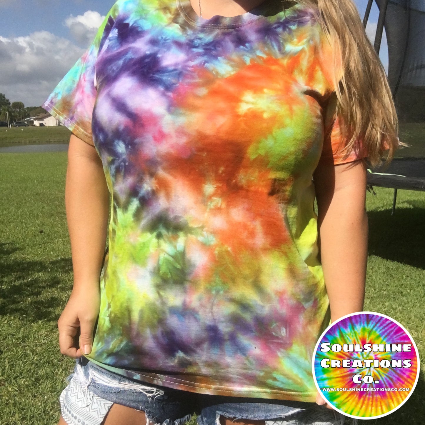 90’s Vibes Ice Dye Tie Dye Shirt