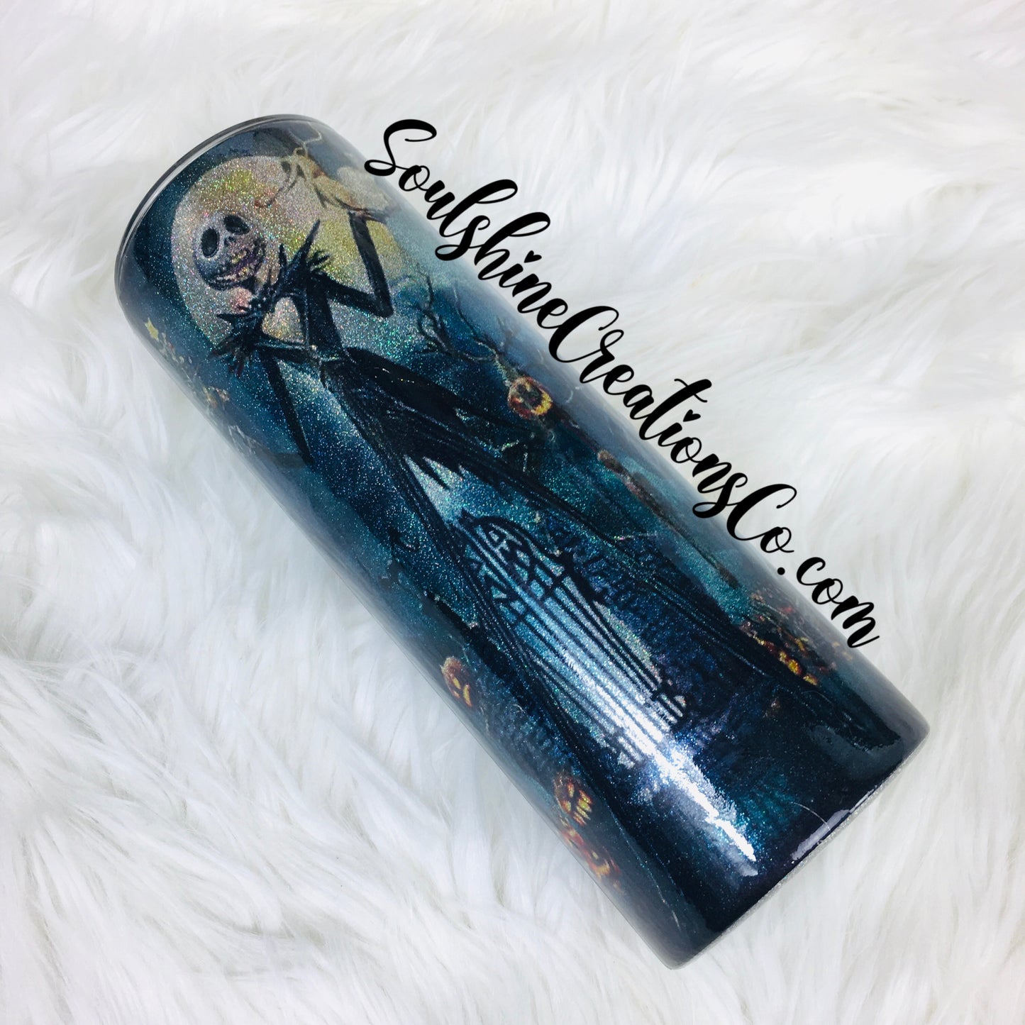 NM Halloween Glitter Tumbler