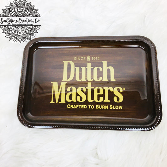 Dutch Masters Woodgrain Rolling Tray