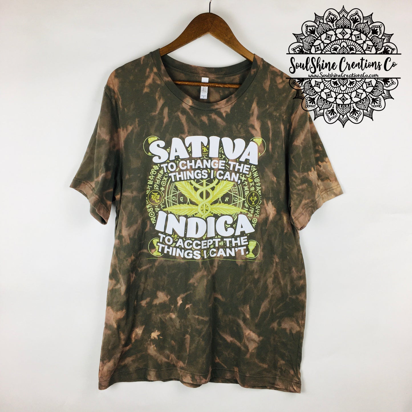 Sativa to Change Indica to Accept Bleached Shirt