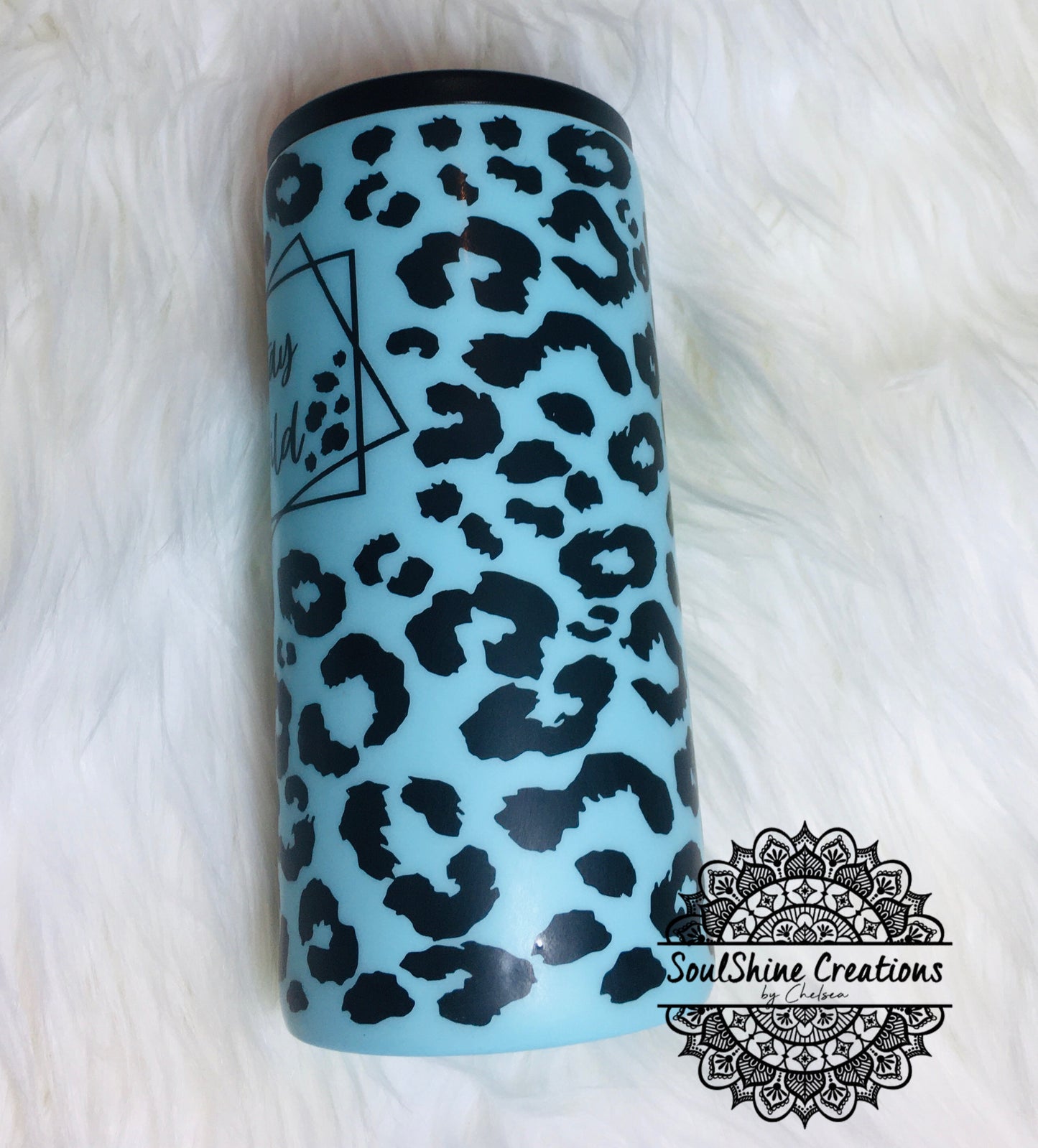 Stay Wild Leopard Print Matte Tumbler