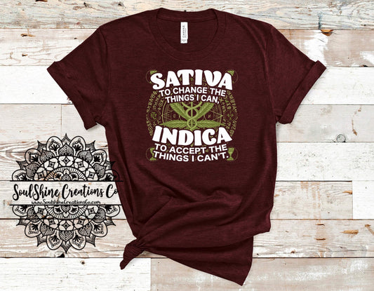 Sativa to Change Indica to Accept Shirt