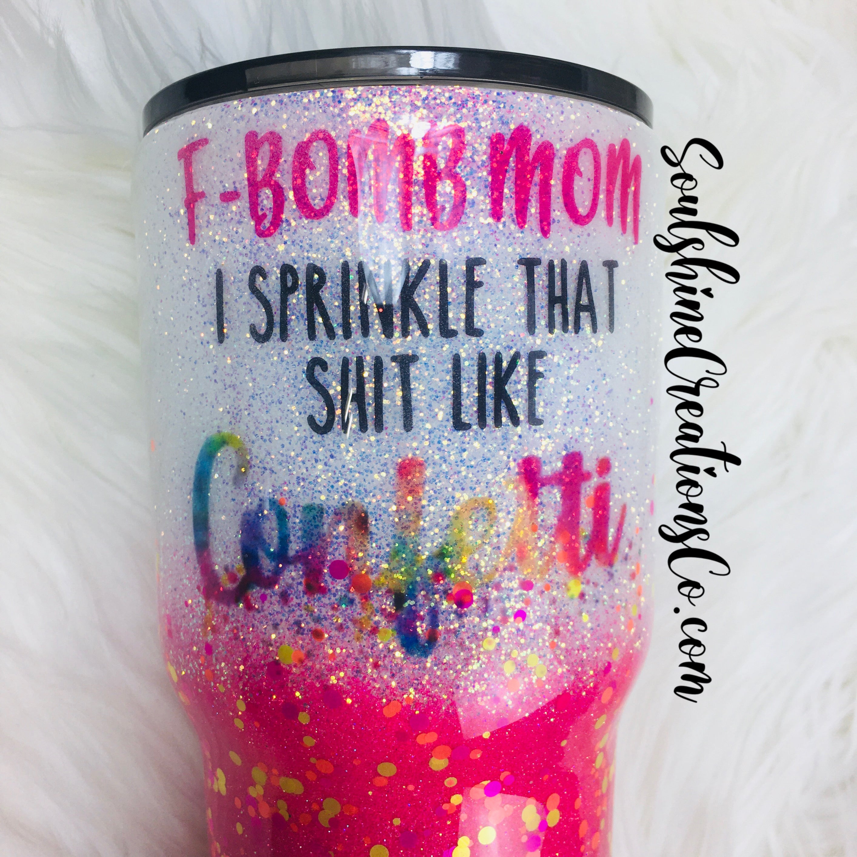 F bomb best sale mom confetti cup