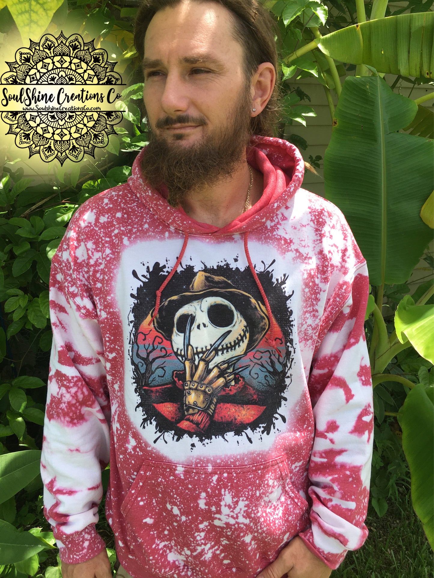 Jack Krueger Bleached Hoodie Sweater