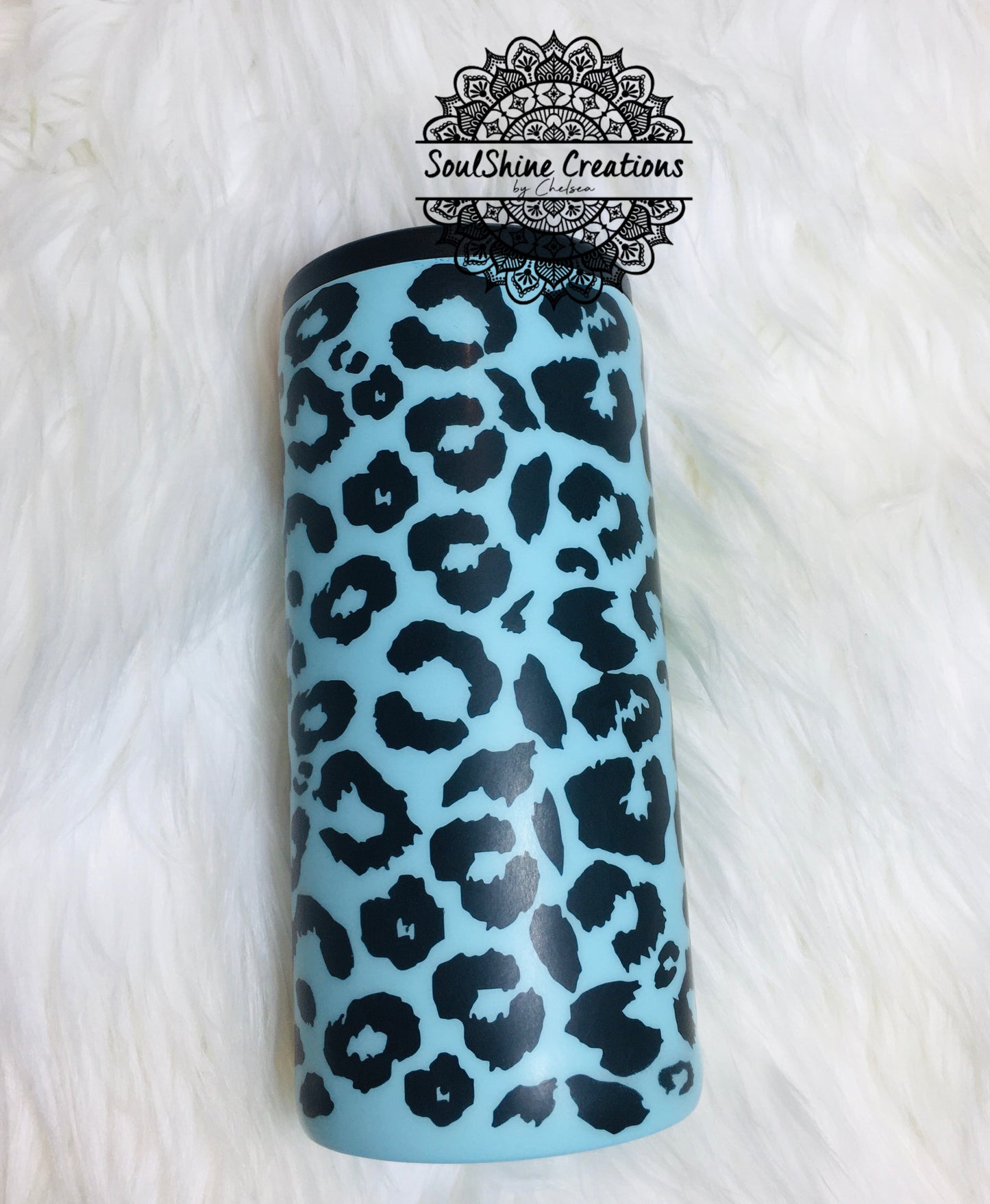 Stay Wild Leopard Print Matte Tumbler