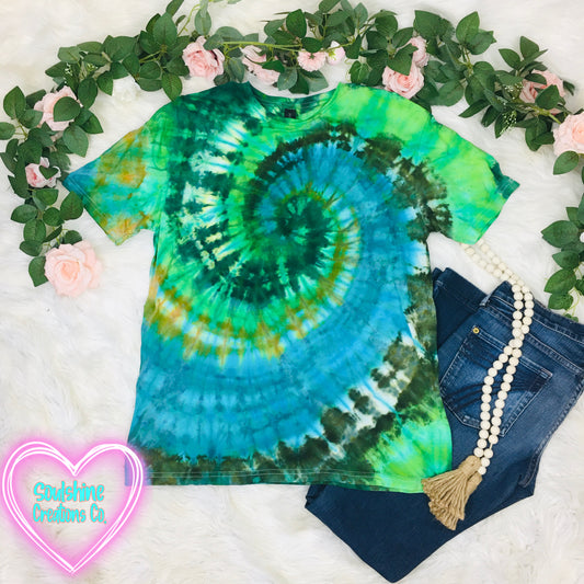 Terra Spiral Ice Tie Dye Shirt