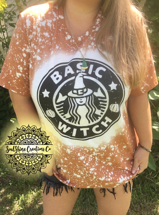 Basic Witch Bleached Shirt