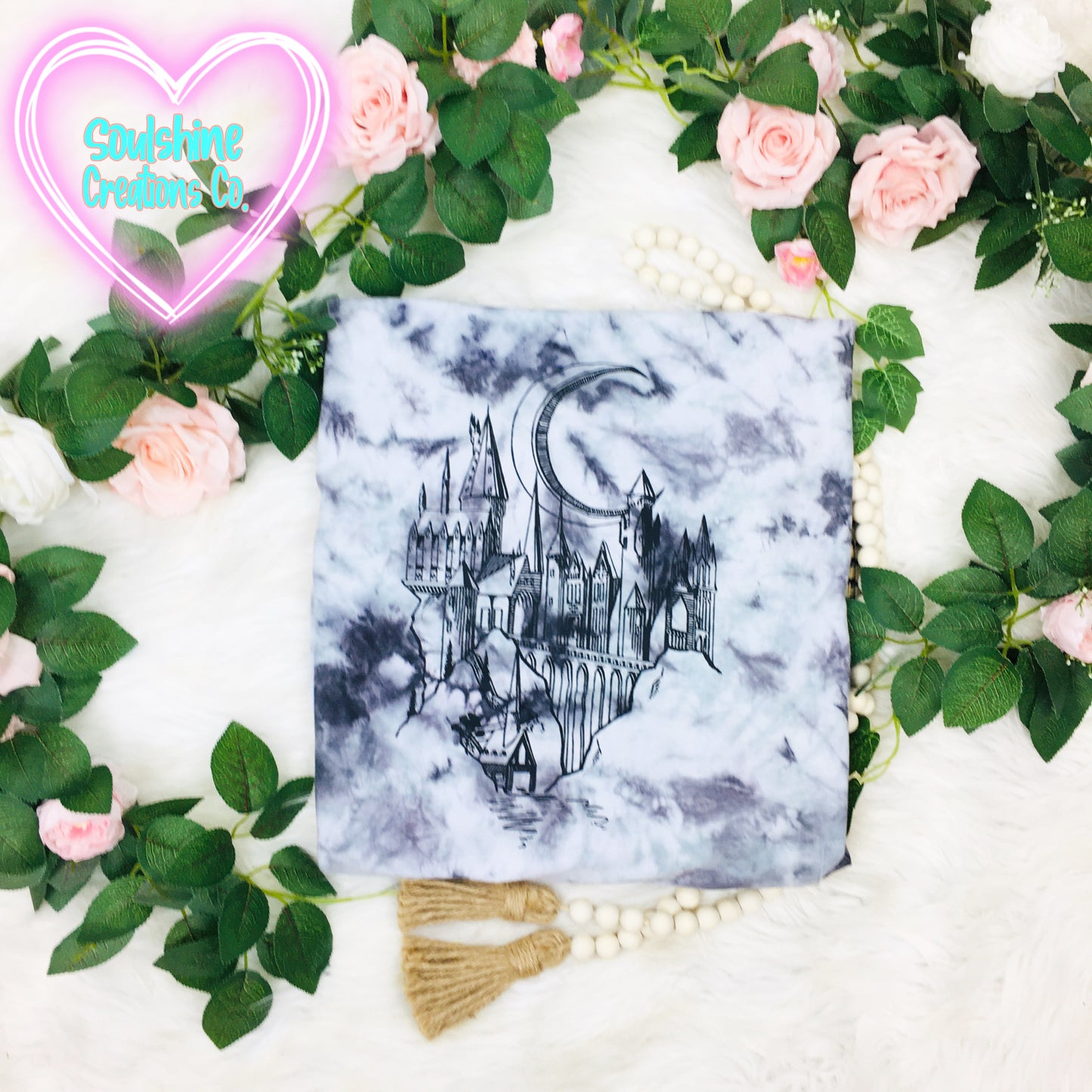 Hogwarts Castle Tie Dye Shirt