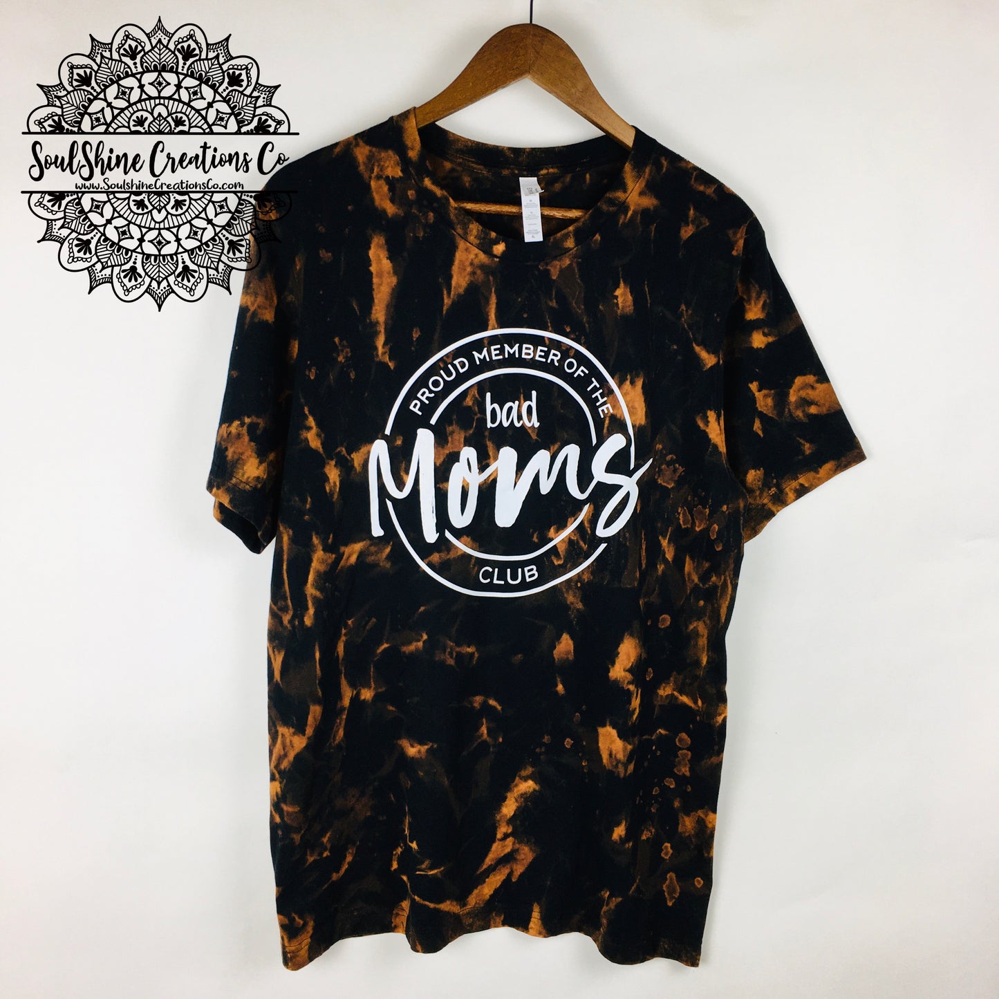 Bad Moms Club Grunge Bleached Shirt